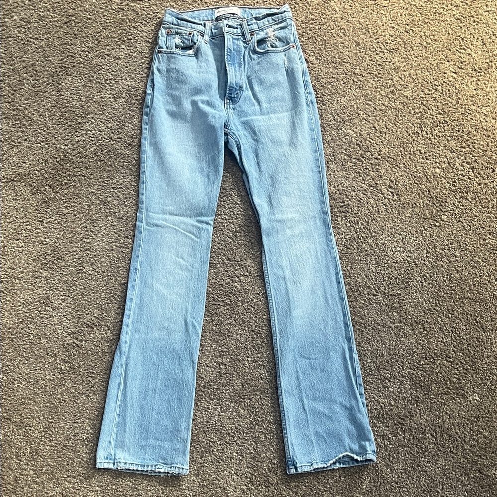 Abercrombie & Fitch Light Blue Flare Jeans